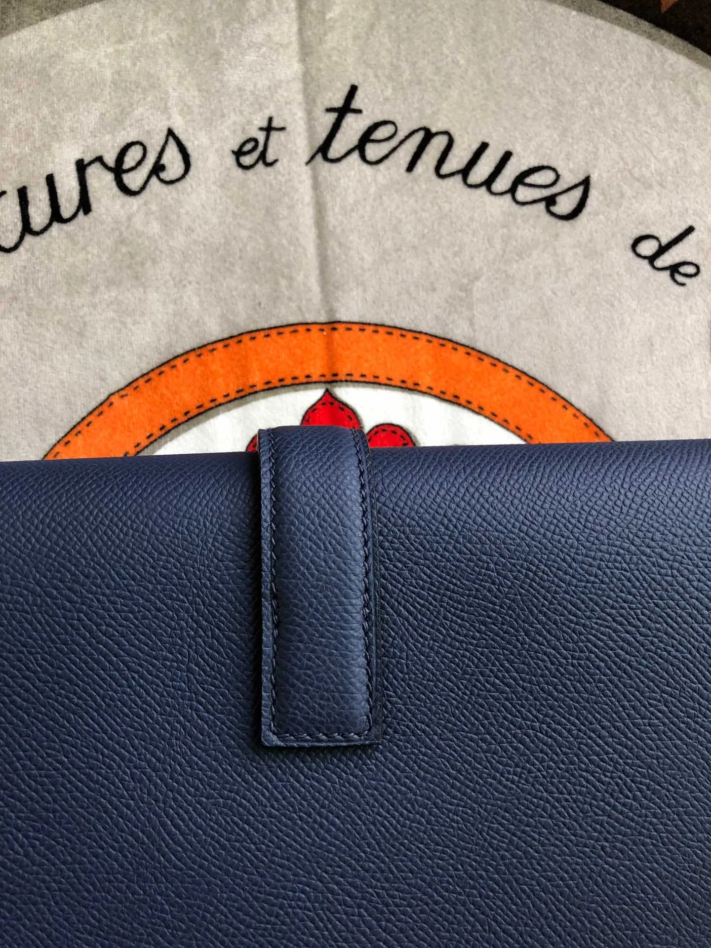 HERMES Clutches Bags Epsom Leather (Blue) One Size H00202608091134 - Image 4