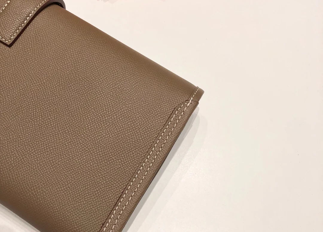 HERMES Clutches Bags Epsom Leather (Brown) 29XCM H00202608091147 - Image 5