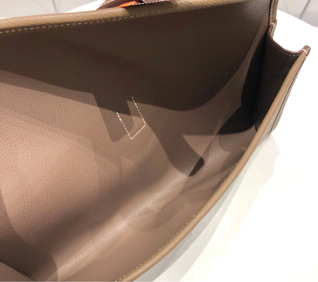 HERMES Clutches Bags Epsom Leather (Brown) 29XCM H00202608091147 - Image 7
