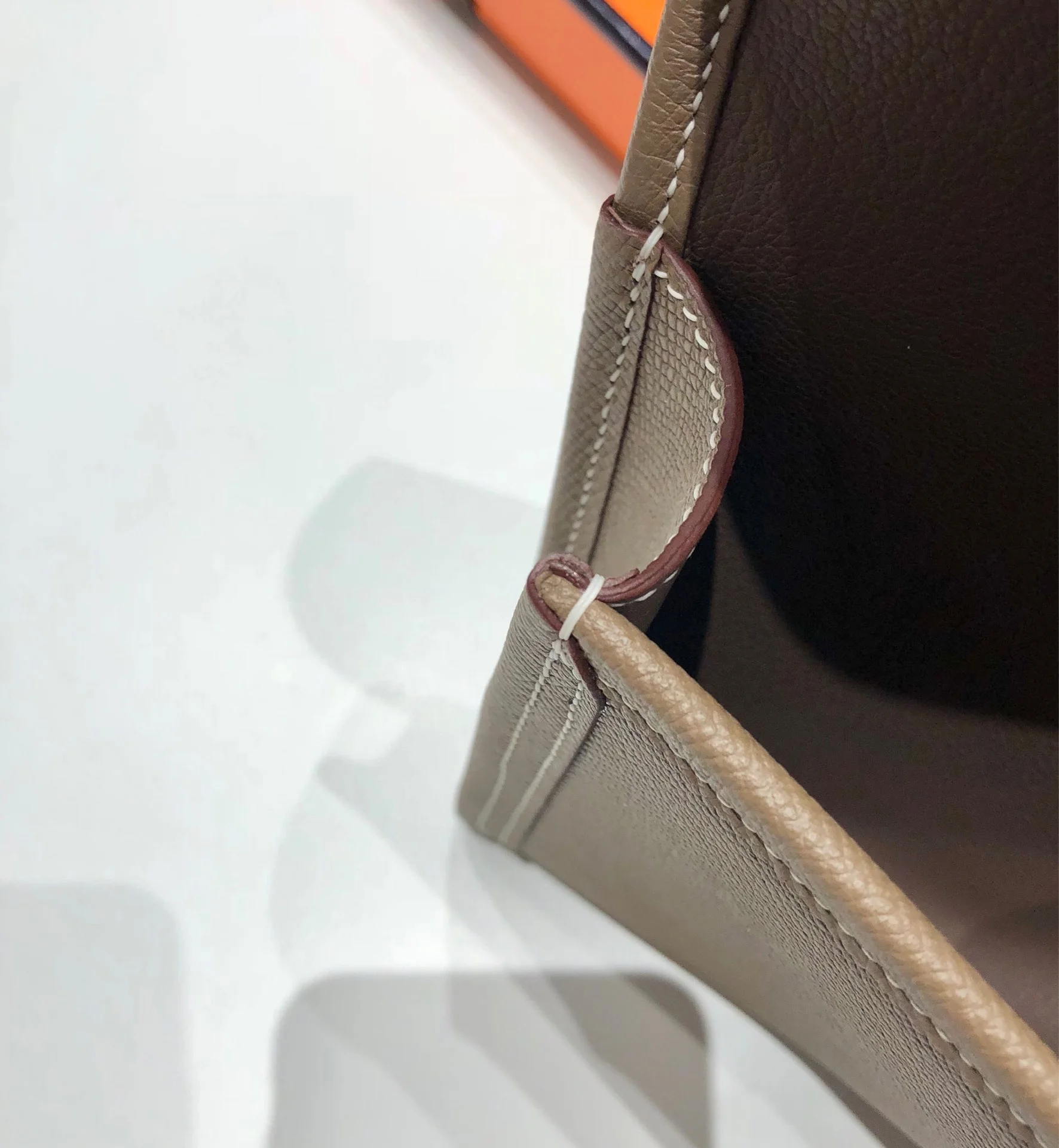HERMES Clutches Bags Epsom Leather (Brown) 29XCM H00202608091147 - Image 8