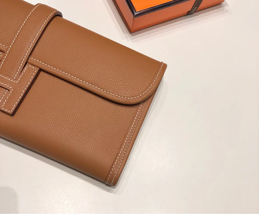 HERMES Clutches Bags Epsom Leather (Brown) 29XCM H00202608091148 - Image 4