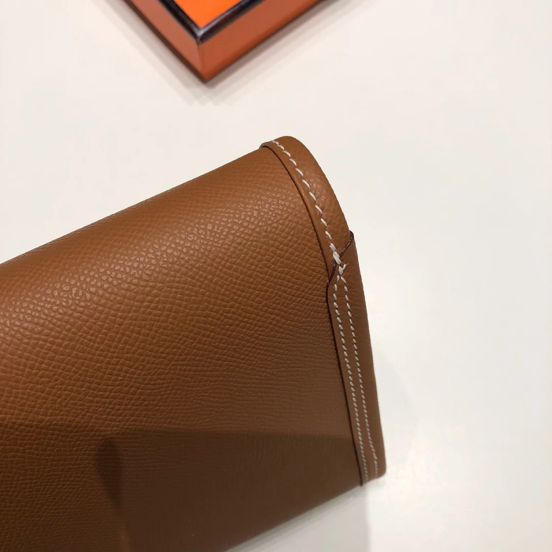 HERMES Clutches Bags Epsom Leather (Brown) 29XCM H00202608091148 - Image 5