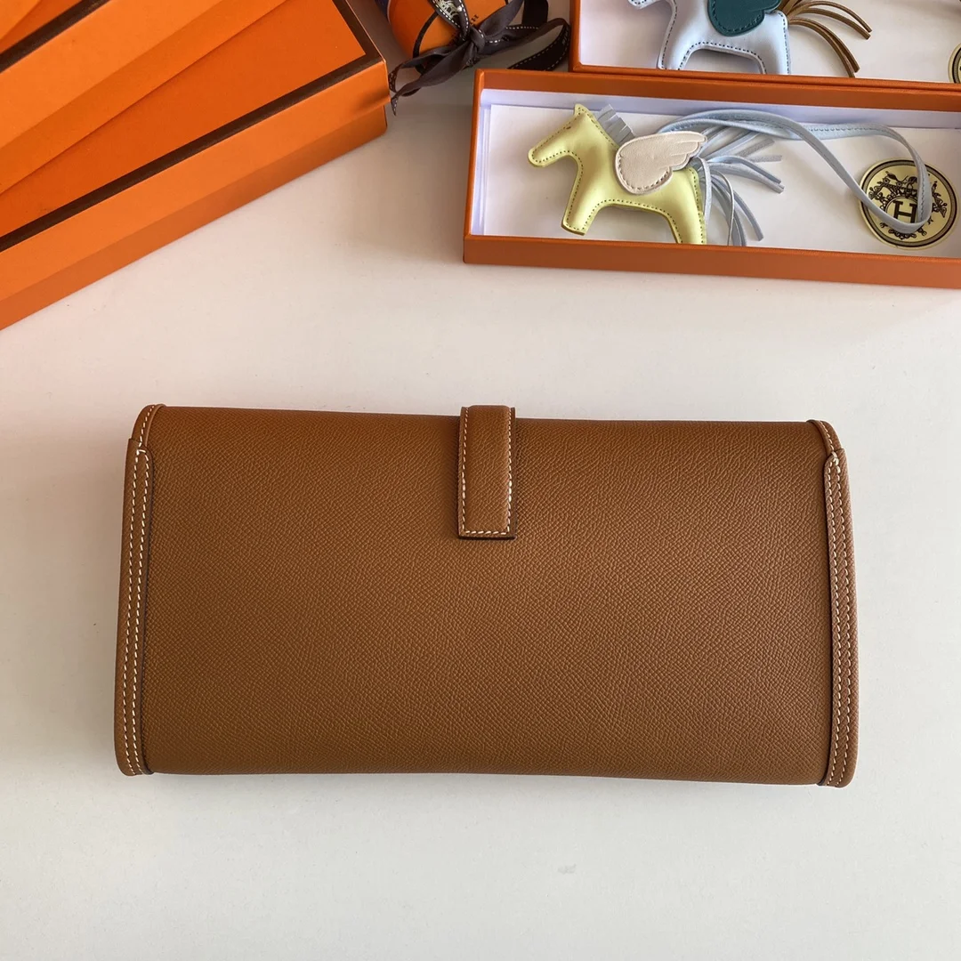 HERMES Clutches Bags Epsom Leather (Brown-Beige) 29CM H00202608091115 - Image 3