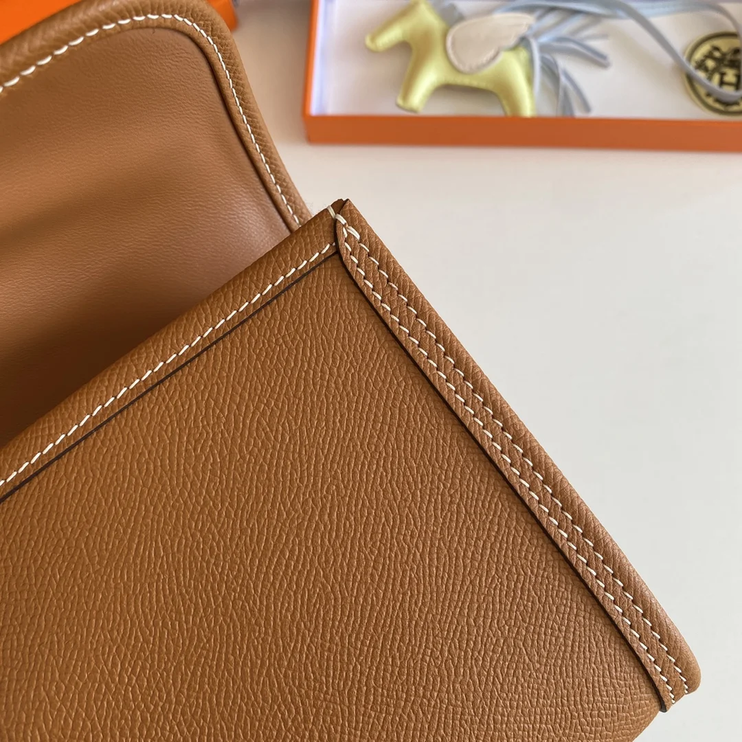 HERMES Clutches Bags Epsom Leather (Brown-Beige) 29CM H00202608091115 - Image 8