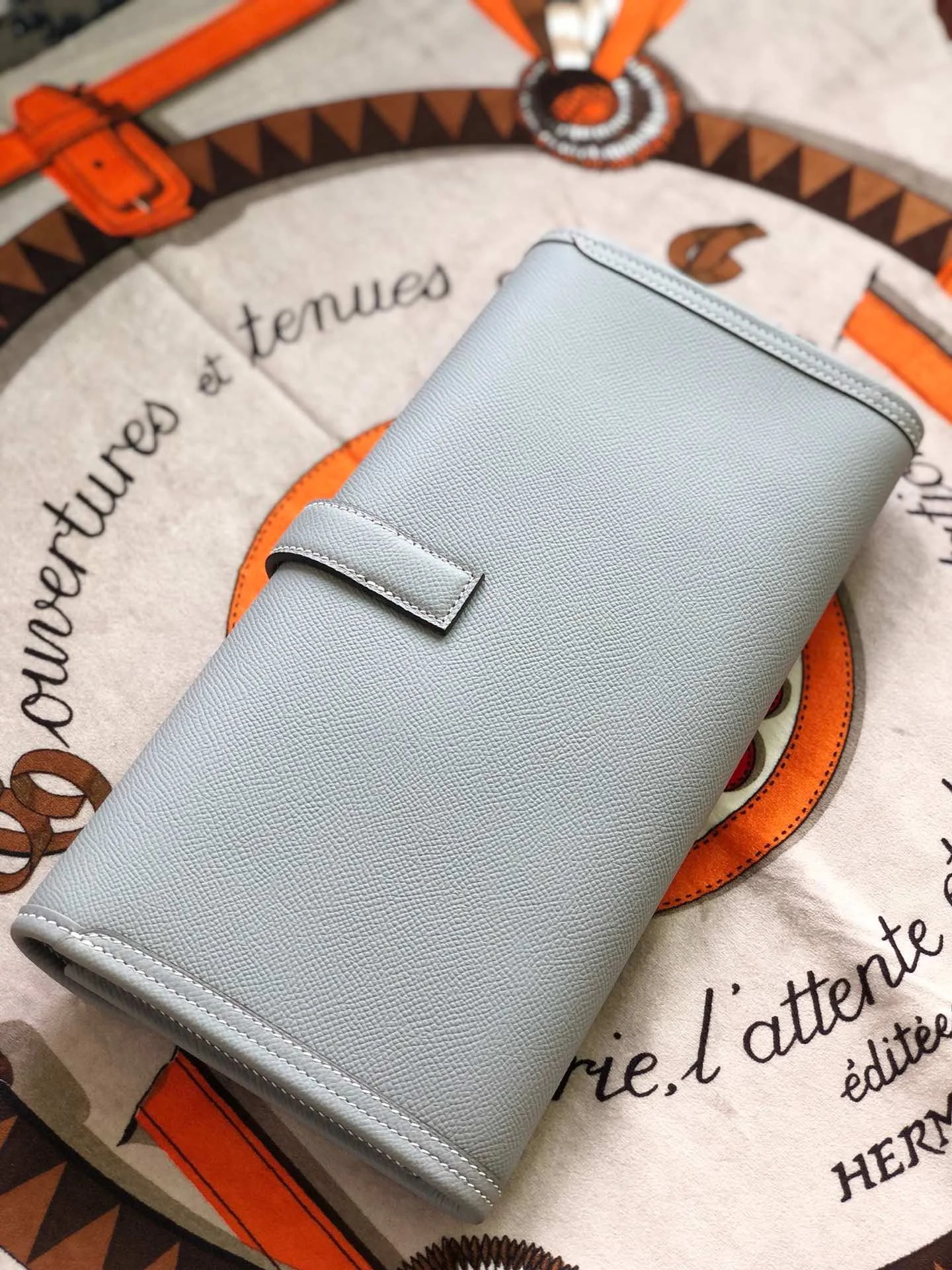 HERMES Clutches Bags Epsom Leather (Grey) One Size H00202608091128 - Image 2