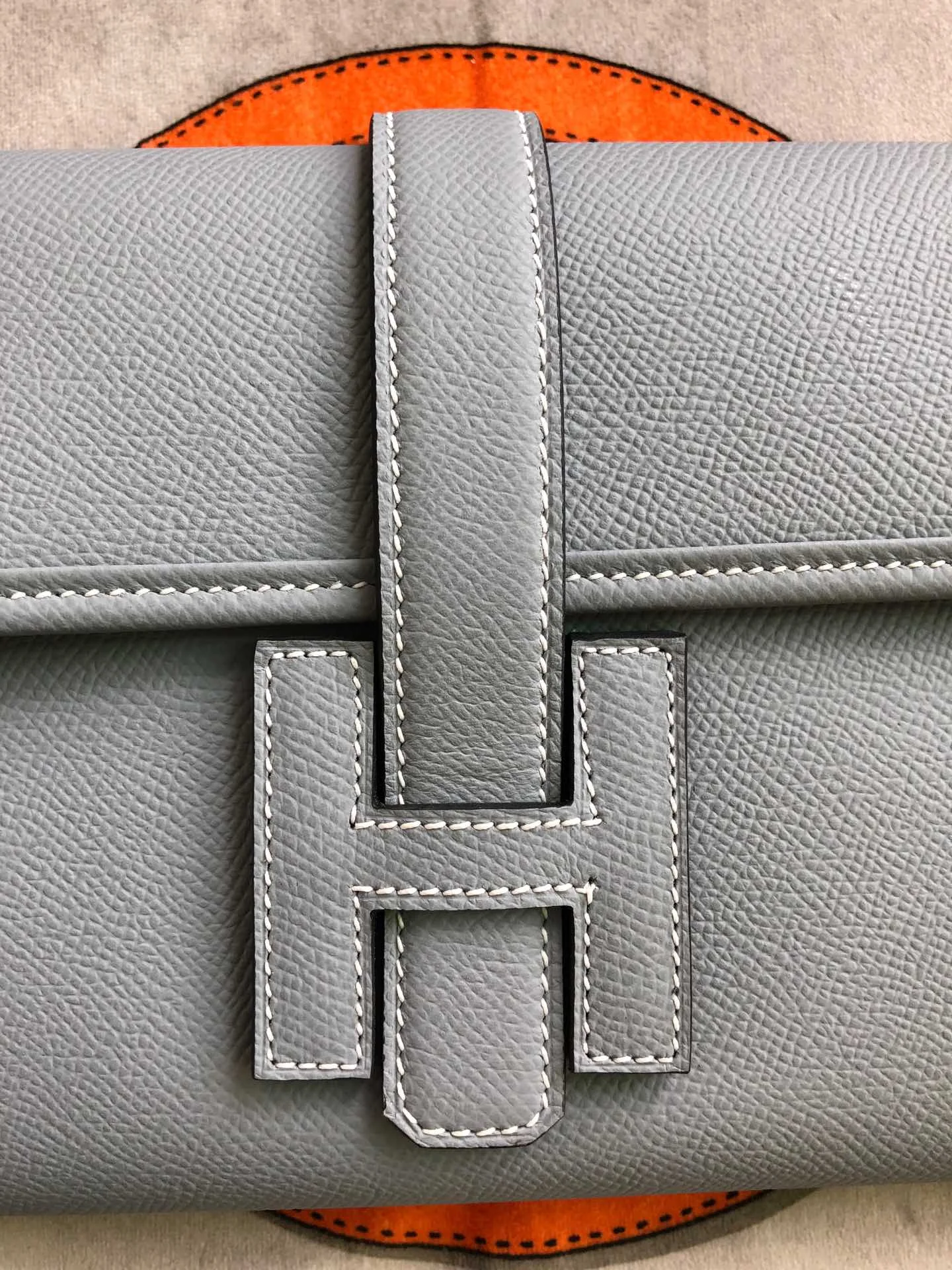 HERMES Clutches Bags Epsom Leather (Grey) One Size H00202608091128 - Image 3