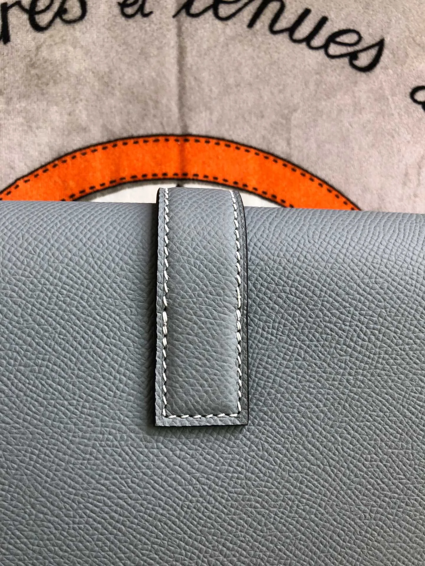 HERMES Clutches Bags Epsom Leather (Grey) One Size H00202608091128 - Image 4