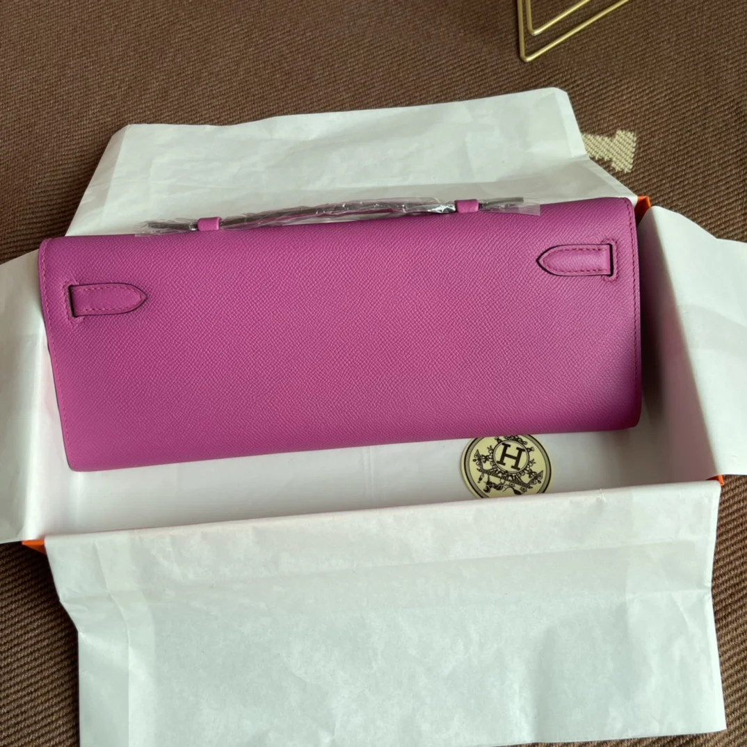 HERMES Clutches Bags Epsom Leather (Pink) 31X14X3CM H00202608091051 - Image 3