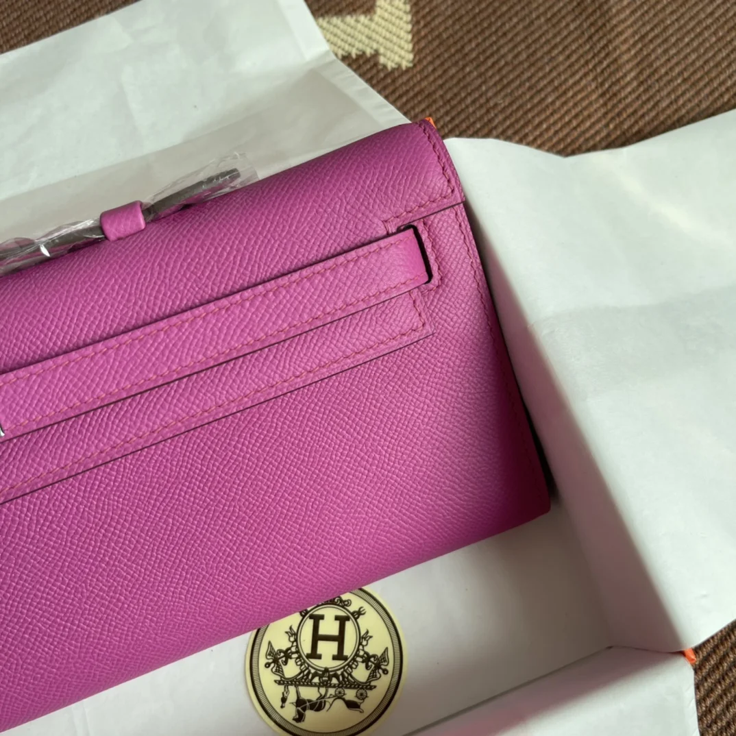 HERMES Clutches Bags Epsom Leather (Pink) 31X14X3CM H00202608091051 - Image 5