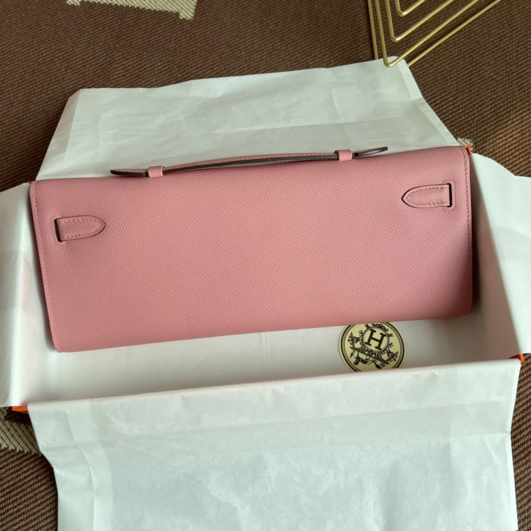 HERMES Clutches Bags Epsom Leather (Pink) 31X14X3CM H00202608091053 - Image 3