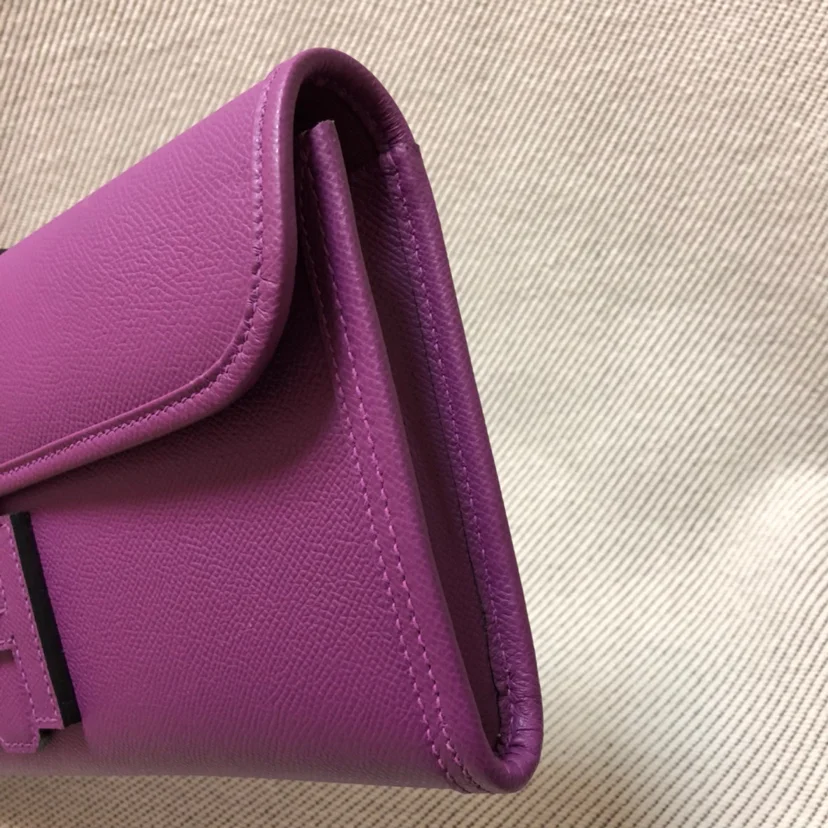 HERMES Clutches Bags Epsom Leather (Purple) 29XCM H00202608091154 - Image 6