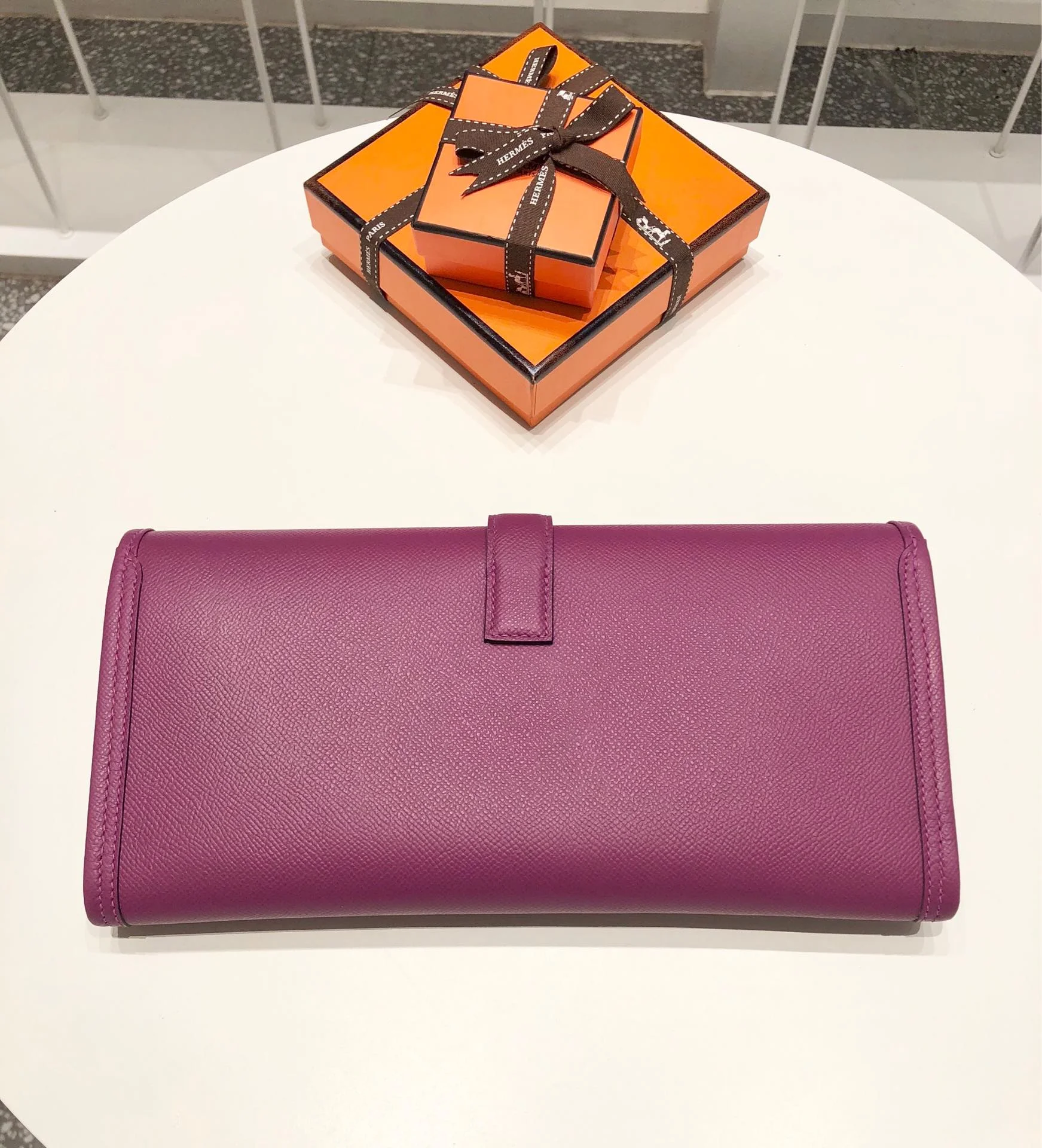 HERMES Clutches Bags Epsom Leather (Purple) One Size H00202608091143 - Image 3