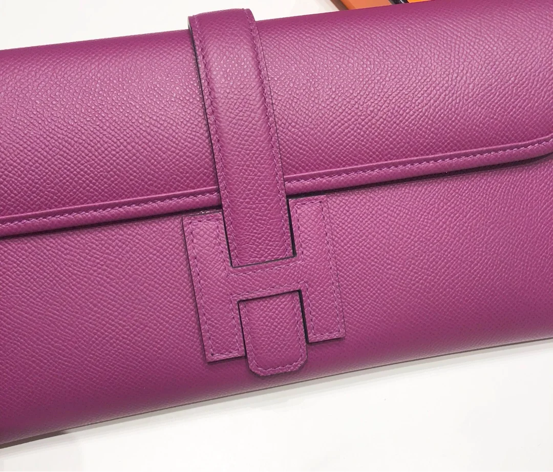HERMES Clutches Bags Epsom Leather (Purple) One Size H00202608091143 - Image 4