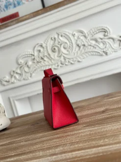 Alternative view of HERMES Clutches Bags Epsom Leather (Red-Gold) 22CM F50202608090140