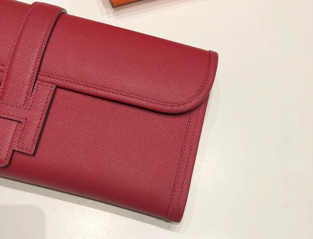 HERMES Clutches Bags Epsom Leather (Red) One Size H00202608091146 - Image 4
