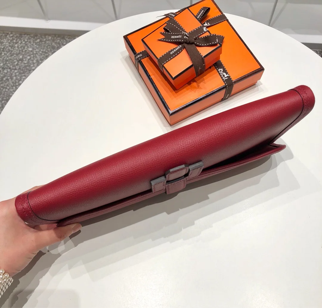 HERMES Clutches Bags Epsom Leather (Red) One Size H00202608091146 - Image 7