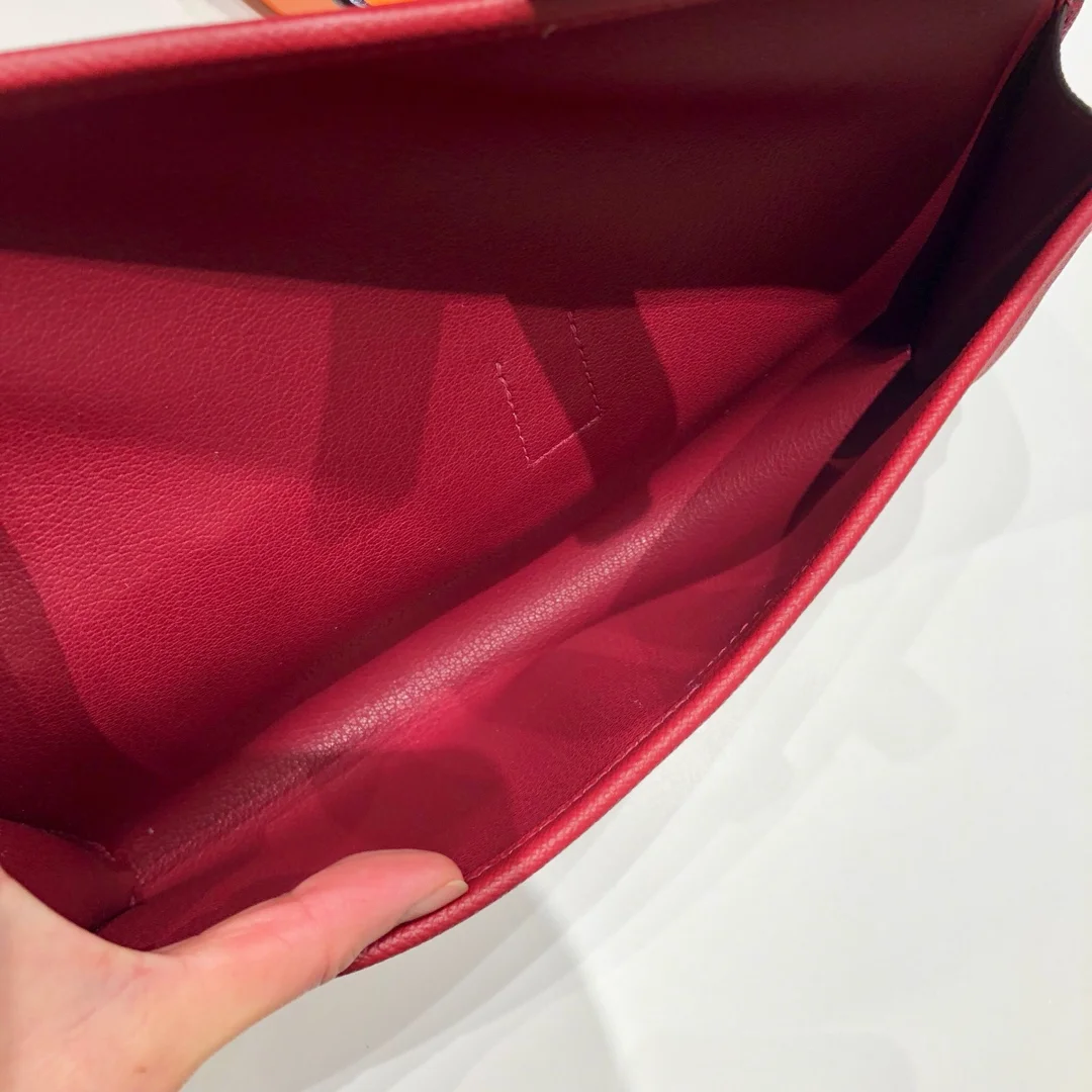 HERMES Clutches Bags Epsom Leather (Red) One Size H00202608091146 - Image 8