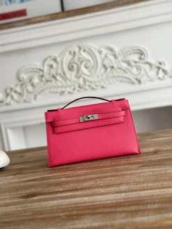 HERMES Clutches Bags Epsom Leather (Rose-Gold) One Size F50202608090135
