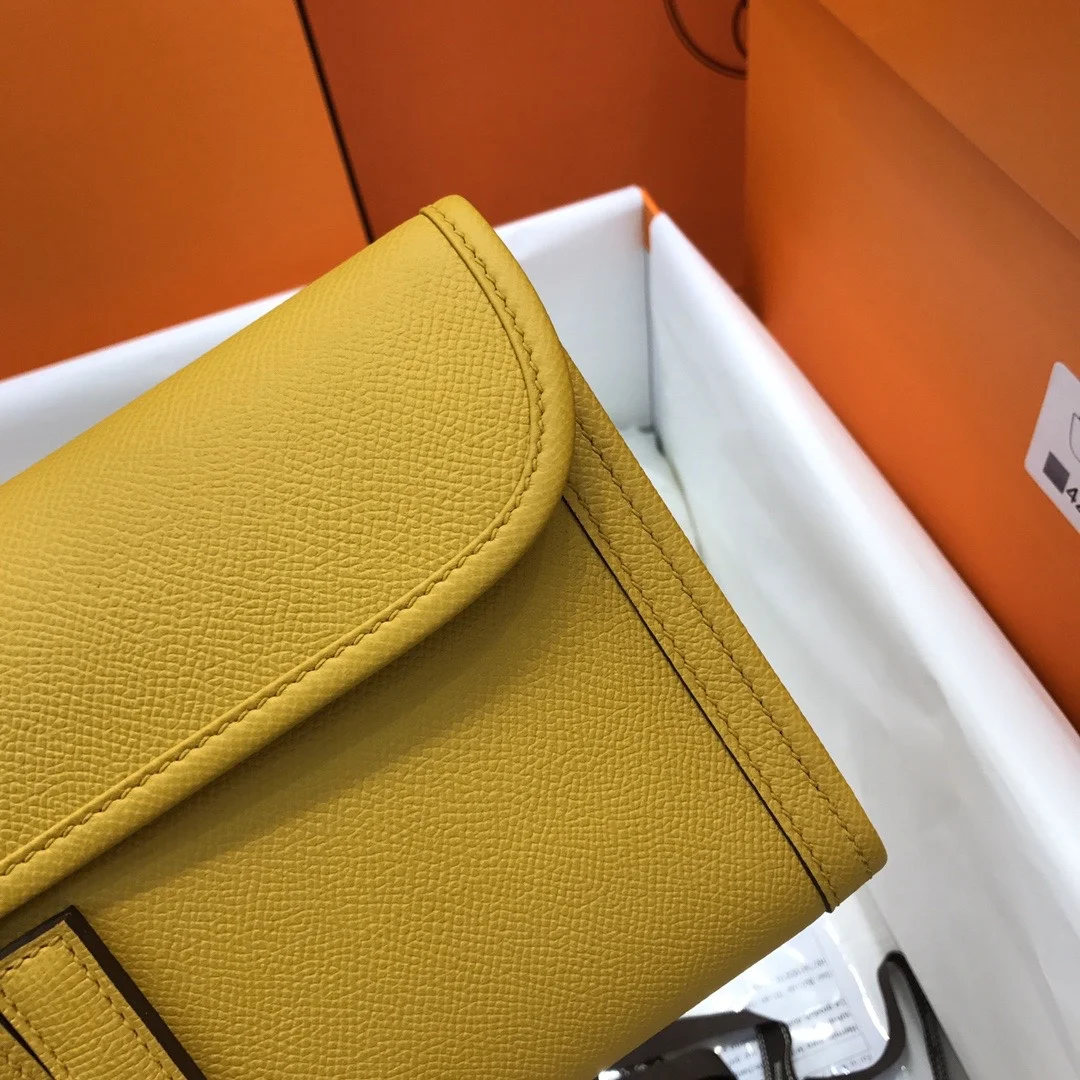 HERMES Clutches Bags Epsom Leather (Yellow) 29CM H00202608091126 - Image 4