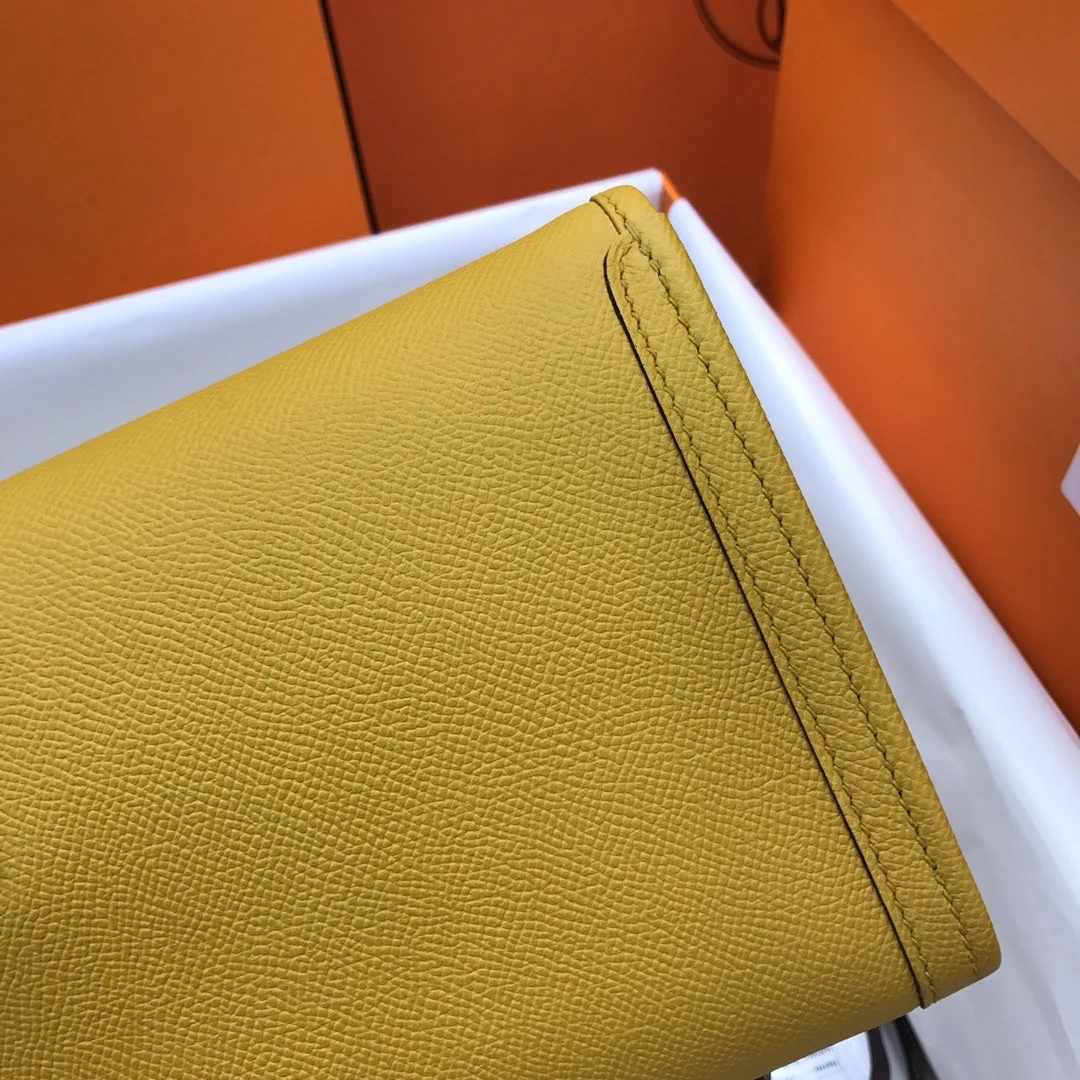 HERMES Clutches Bags Epsom Leather (Yellow) 29CM H00202608091126 - Image 5