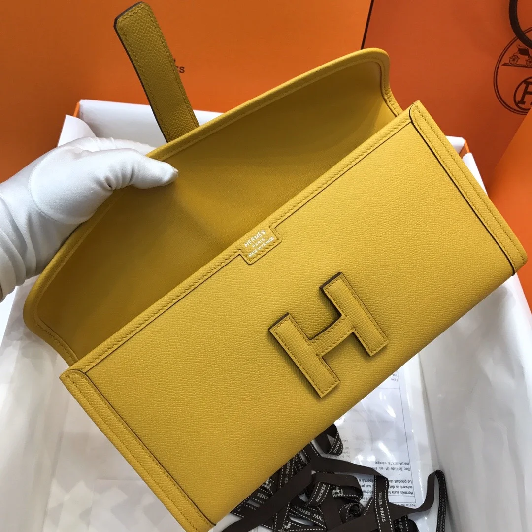 HERMES Clutches Bags Epsom Leather (Yellow) 29CM H00202608091126 - Image 6