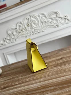 Alternative view of HERMES Clutches Bags Epsom Leather (Yellow-Gold) 22CM F50202608090152