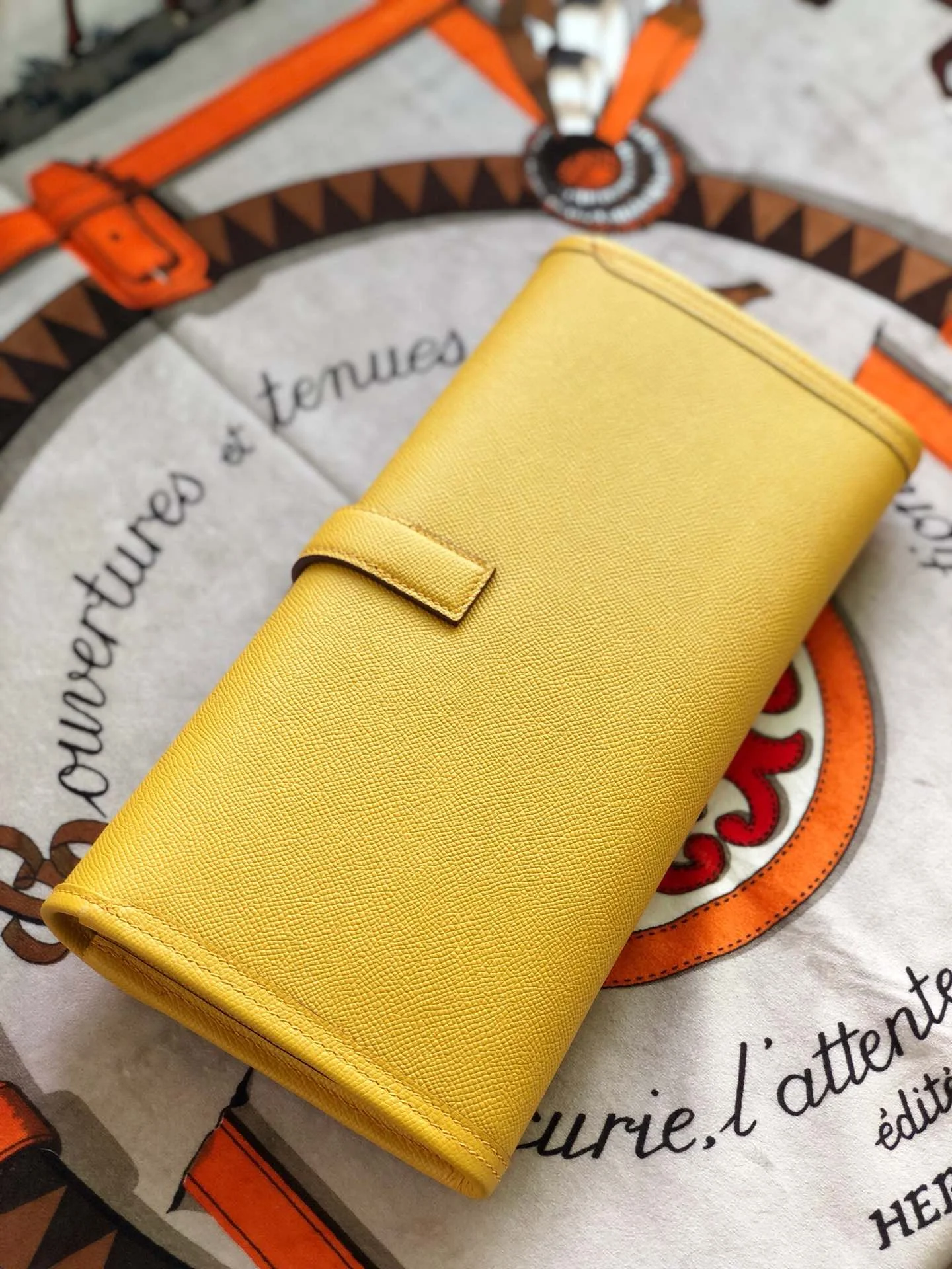 HERMES Clutches Bags Epsom Leather (Yellow-Gold) 29X0X0CM H00202608091129 - Image 2