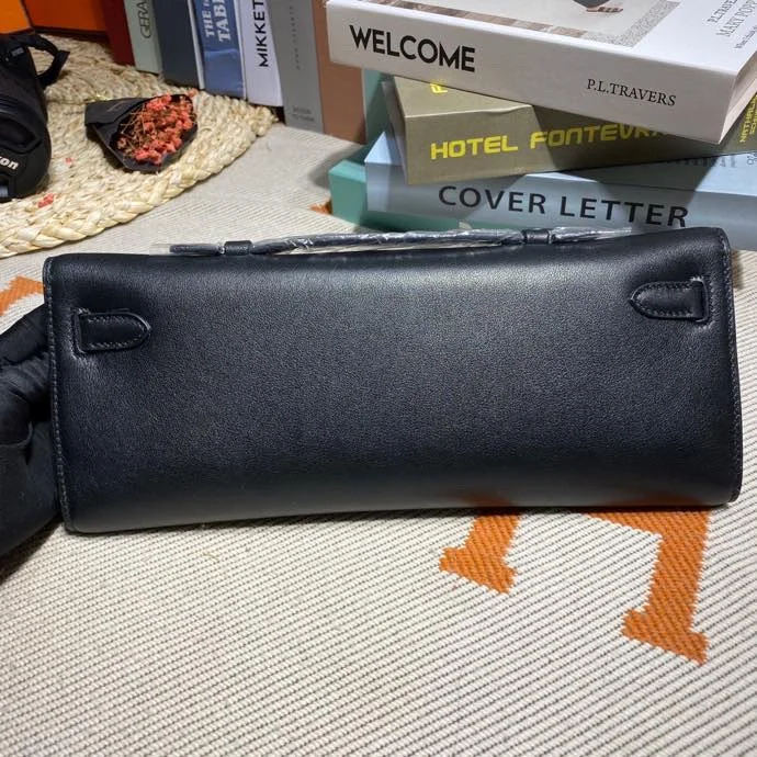 HERMES Clutches Bags Swift Leather (Black) 31X14X3CM H50202608091111 - Image 3