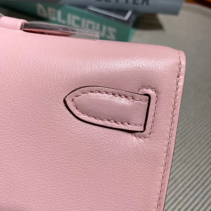 HERMES Clutches Bags Swift Leather (Pink-Gold) 31X14X3CM H50202608091105 - Image 6