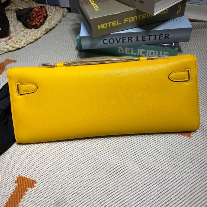 HERMES Clutches Bags Swift Leather (Yellow-Gold) 31X14X3CM H50202608091103 - Image 3