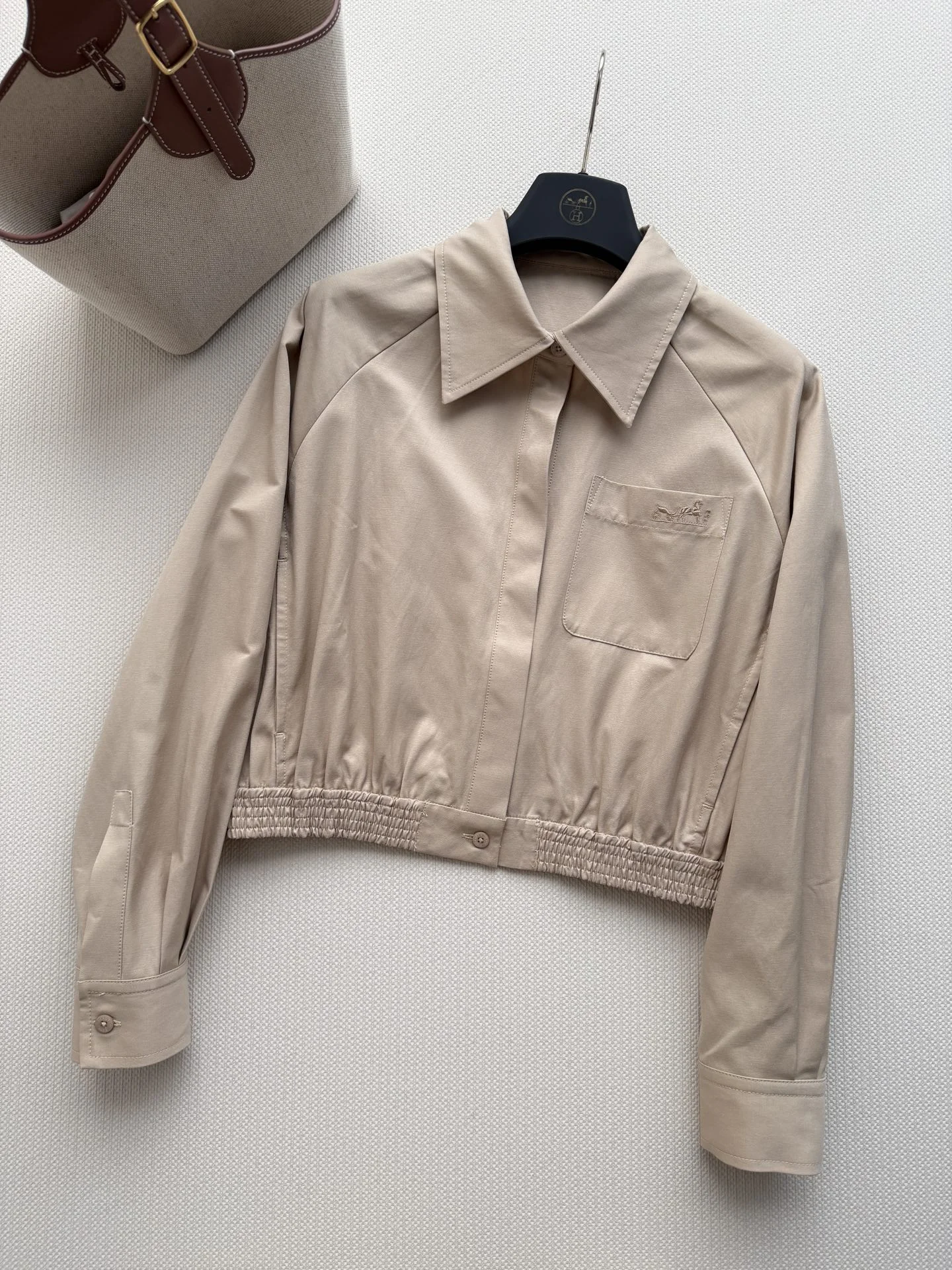 HERMES Coats Cotton SML C05202608040516 - Image 3