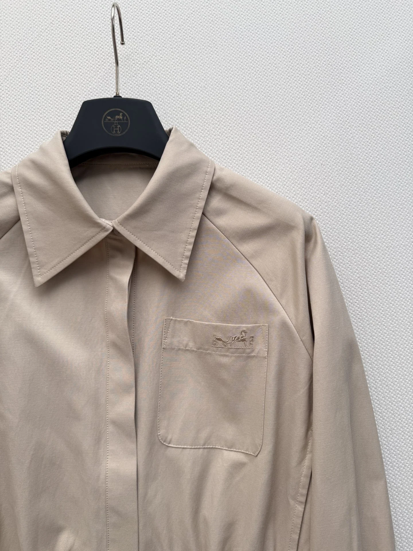 HERMES Coats Cotton SML C05202608040516 - Image 5