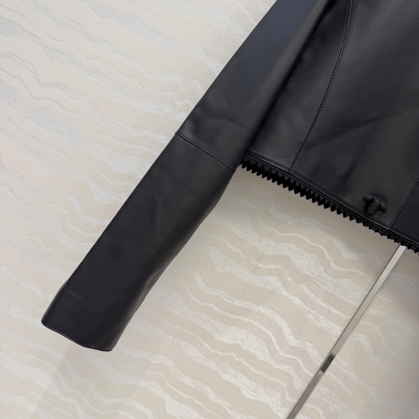 HERMES Coats Kid Leather 36-40 H00202608040352 - Image 6