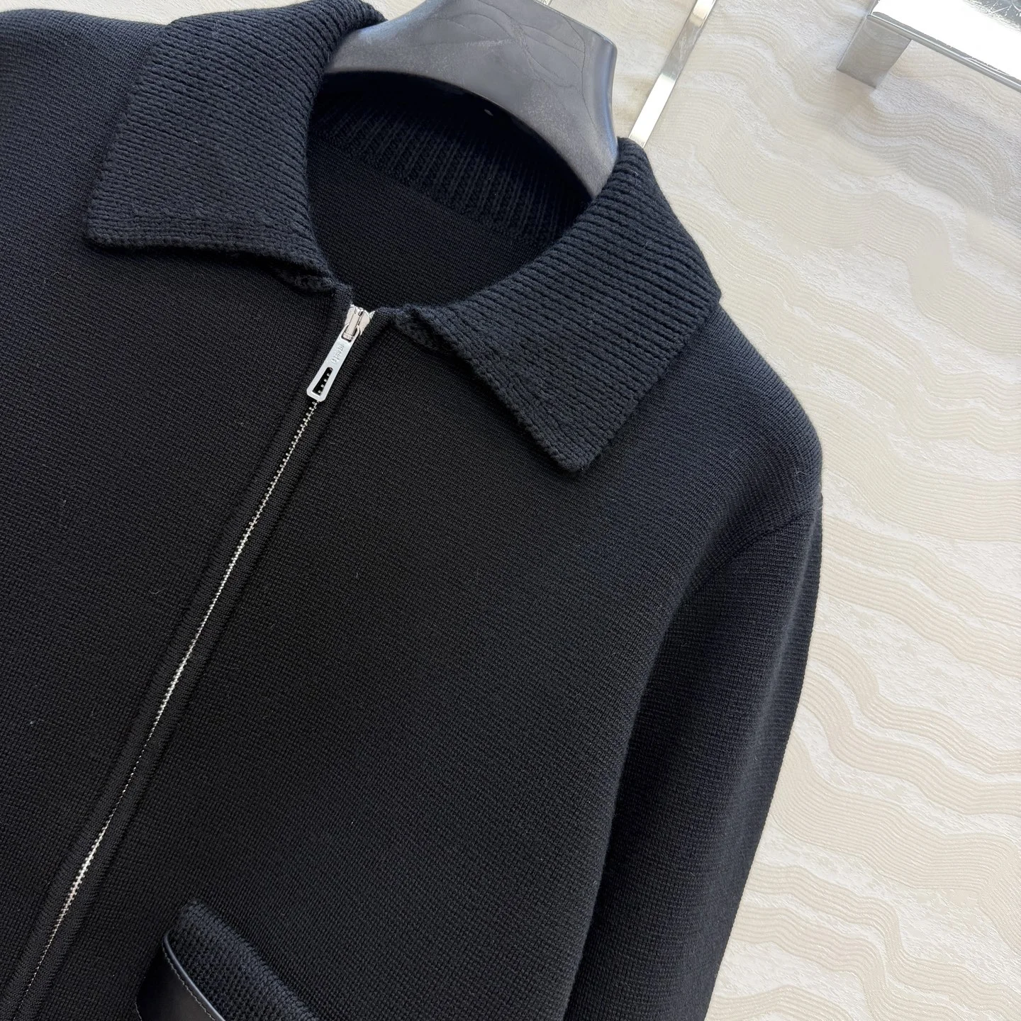 HERMES Coats Wool Blend S-L F10202608040357 - Image 3