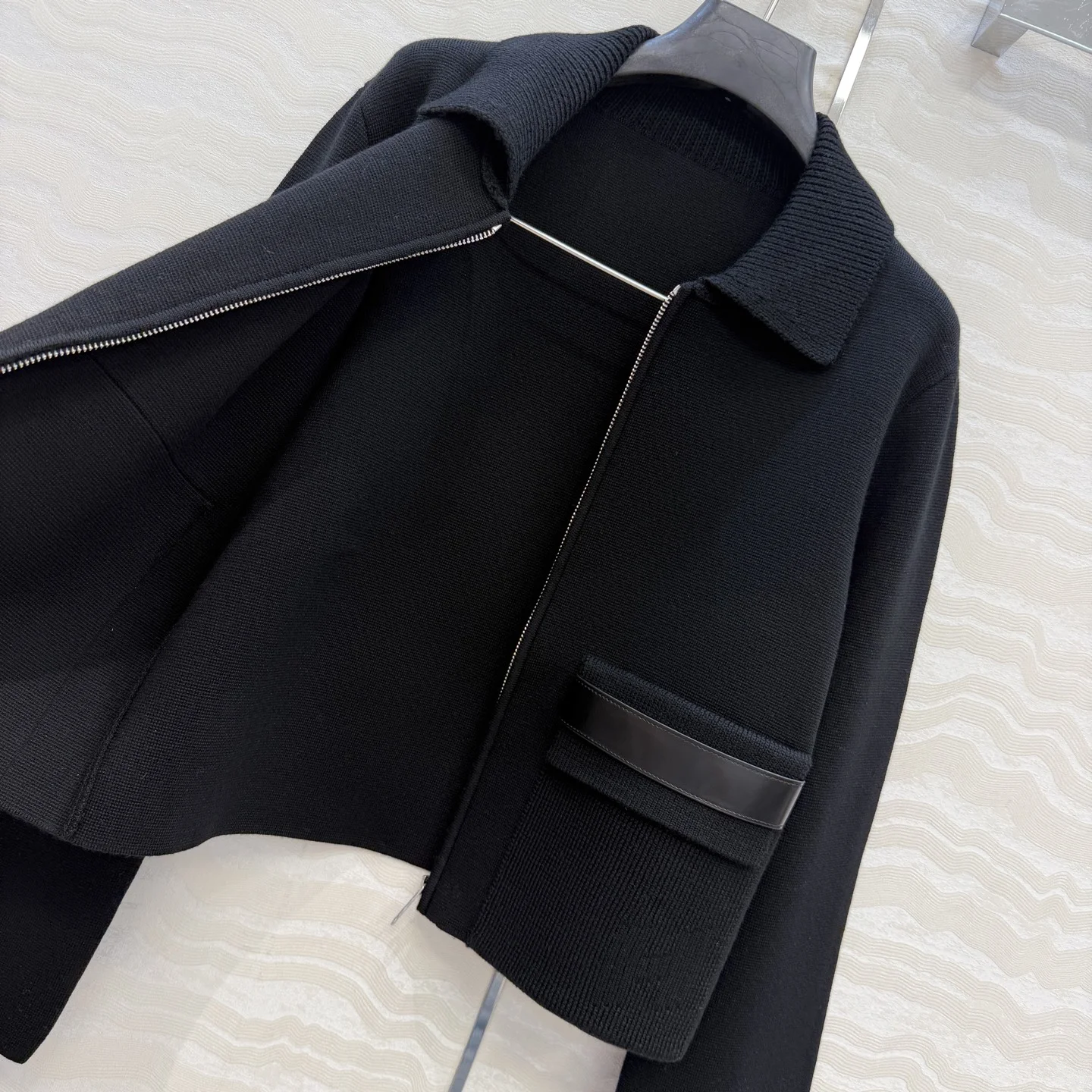 HERMES Coats Wool Blend S-L F10202608040357 - Image 7