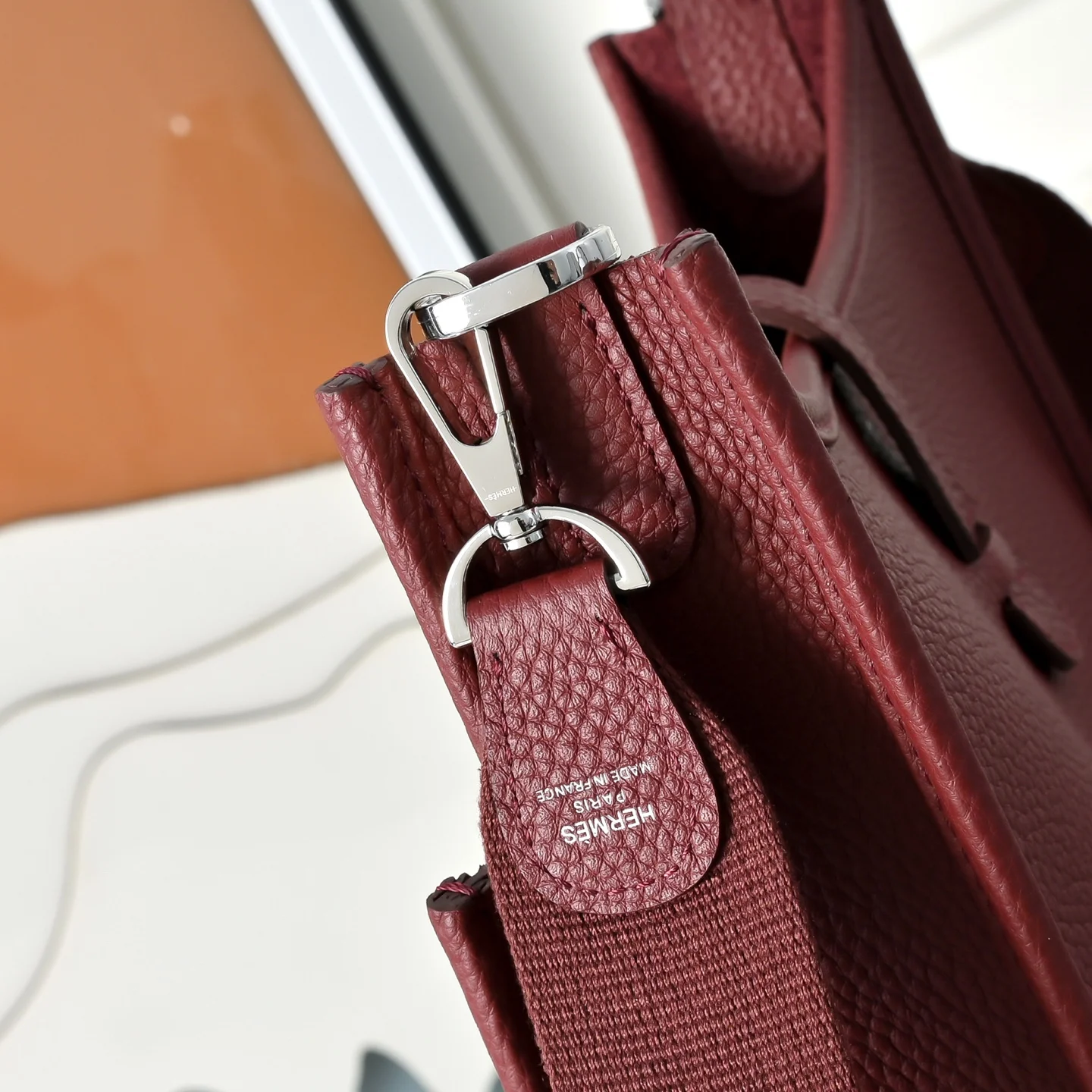HERMES Crossbody Bags TC Calfskin Leather (Burgundy) 23CM H50202608090966 - Image 6