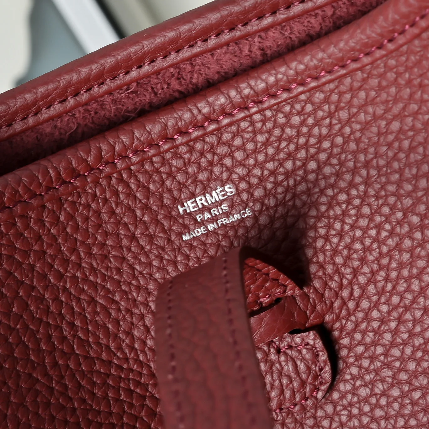 HERMES Crossbody Bags TC Calfskin Leather (Burgundy) 23CM H50202608090966 - Image 8