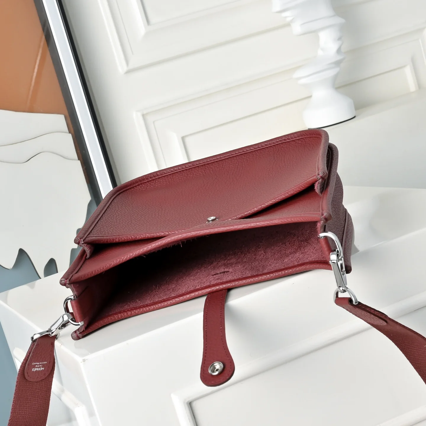 HERMES Crossbody Bags TC Calfskin Leather (Burgundy) 23CM H50202608090966 - Image 9