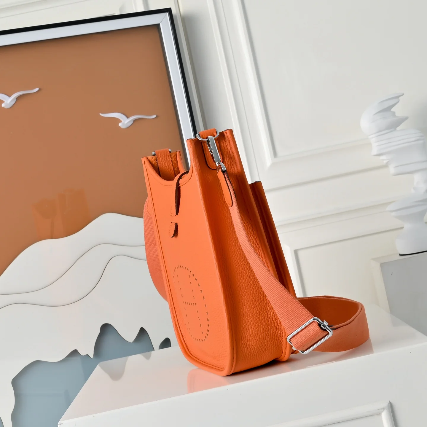 HERMES Crossbody Bags TC Calfskin Leather (Orange) 23CM H50202608090967 - Image 2