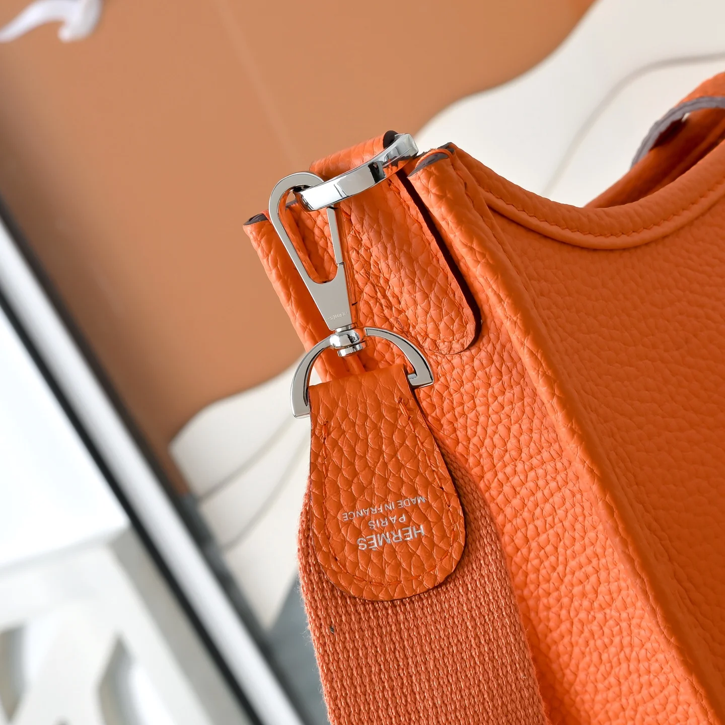 HERMES Crossbody Bags TC Calfskin Leather (Orange) 23CM H50202608090967 - Image 7