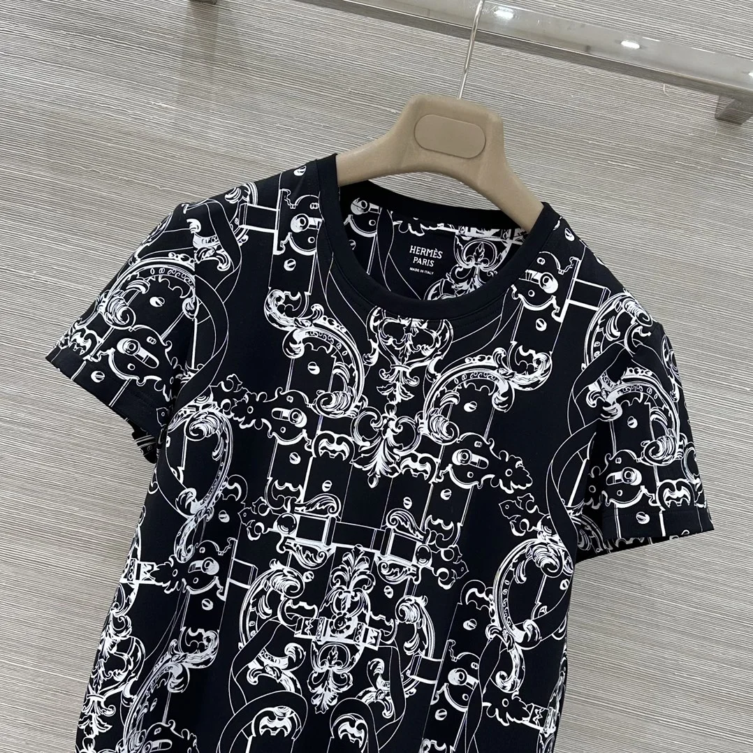 HERMES Dresses Combed Cotton S-L B30202608041126 - Image 2