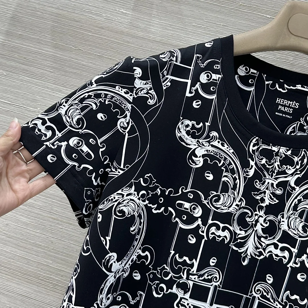HERMES Dresses Combed Cotton S-L B30202608041126 - Image 3