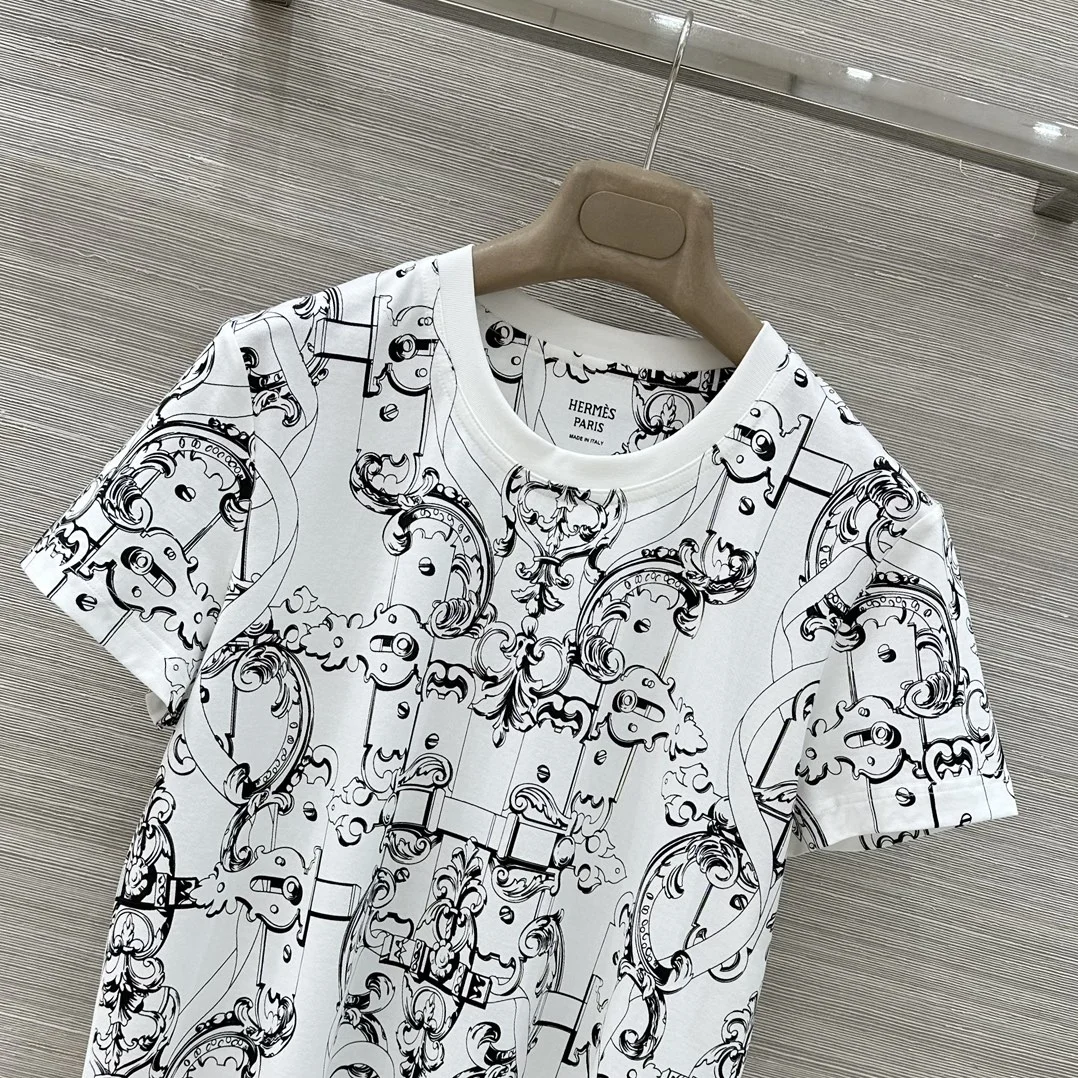 HERMES Dresses Combed Cotton S-L B30202608041127 - Image 2