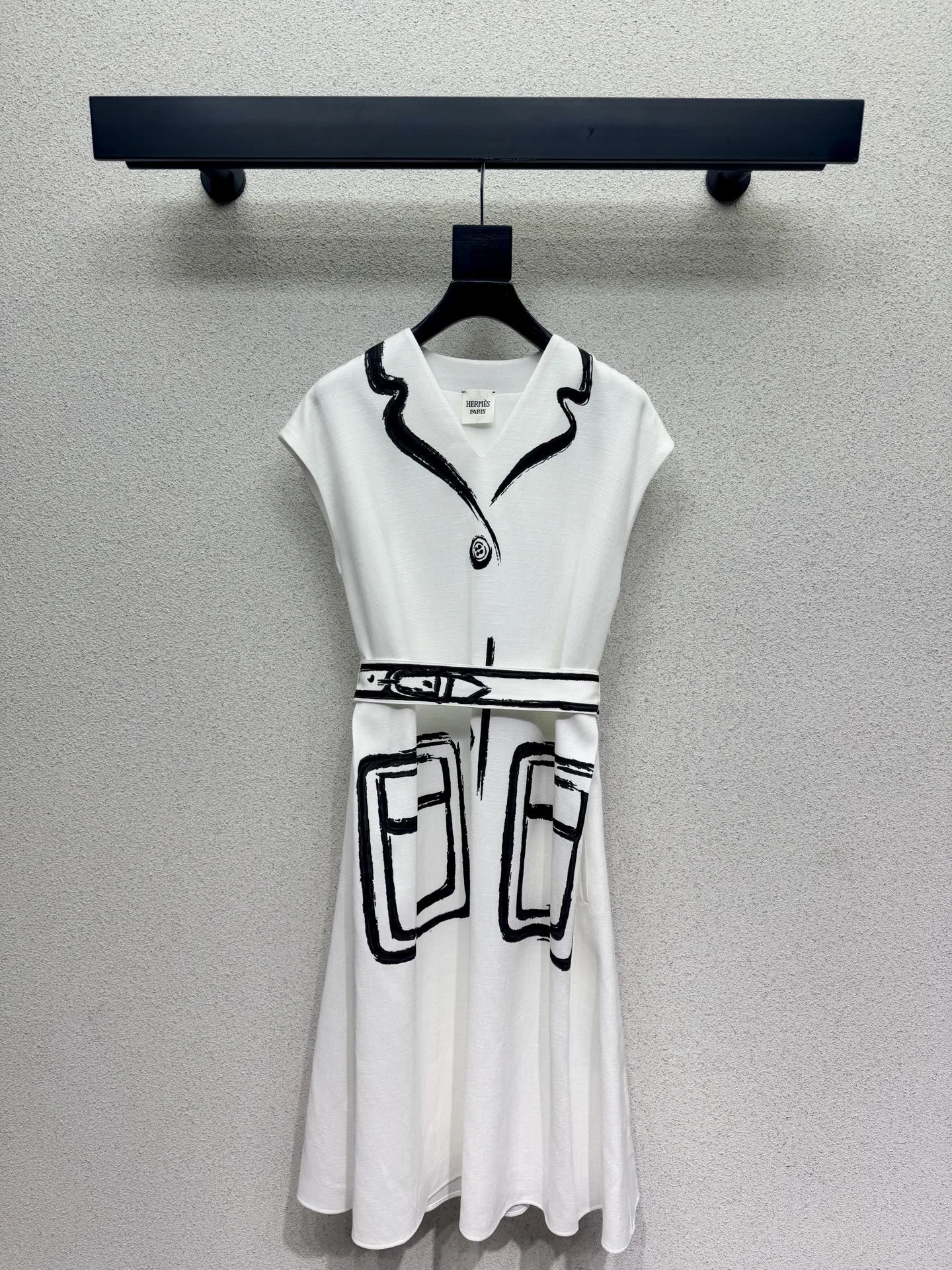 HERMES Dresses Linen S-M-L C65202608042417