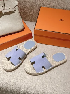Alternative view of HERMES Espadrilles Goatskin Suede EU39-46 B60202608031755