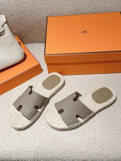 Alternative view of HERMES Espadrilles Suede Goatskin EU39-46 B60202608031743