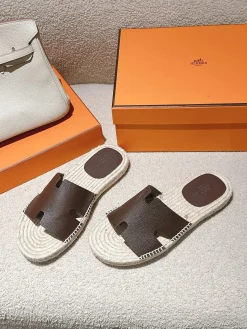 Alternative view of HERMES Espadrilles Suede Goatskin EU39-46 B60202608031746