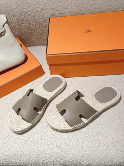 Alternative view of HERMES Espadrilles Suede Goatskin EU39-46 B60202608031748