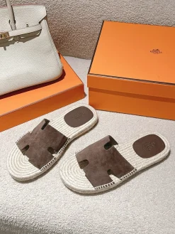 Alternative view of HERMES Espadrilles Suede Goatskin EU39-46 B60202608031753