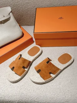 Alternative view of HERMES Espadrilles Suede Goatskin EU39-46 B60202608031756